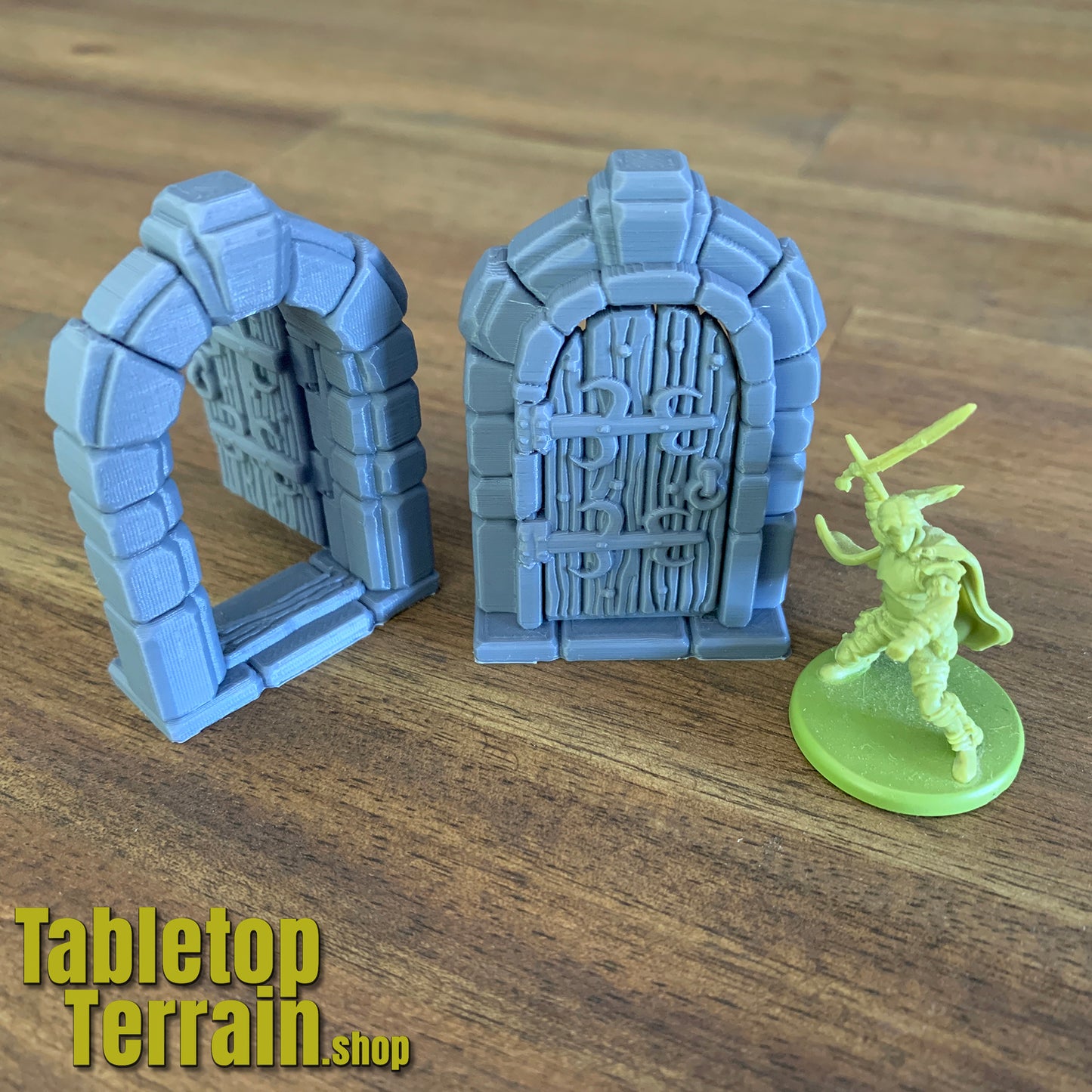 Working Hinged Dungeon Doors