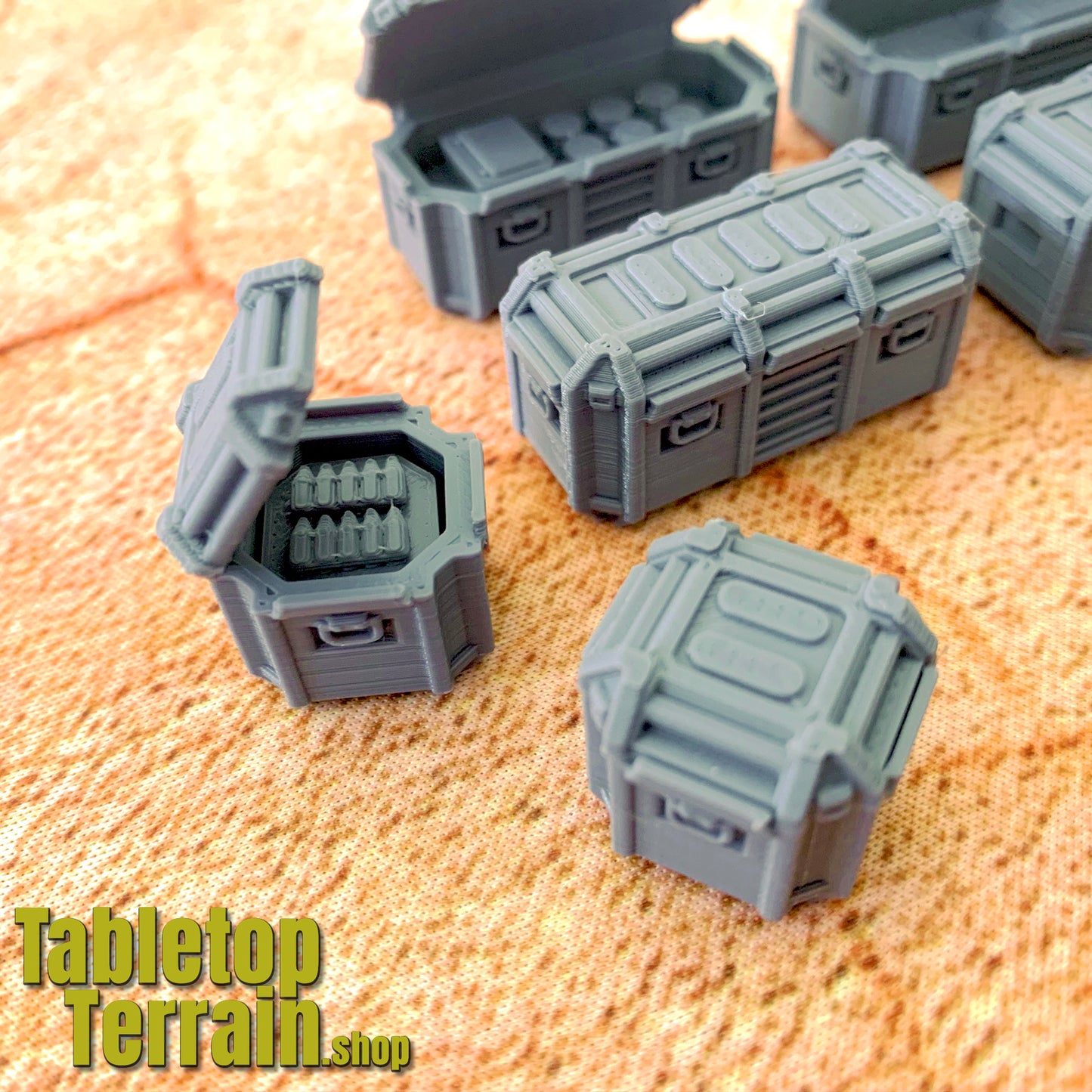 Set of 8 Military Flight Cases and Inserts