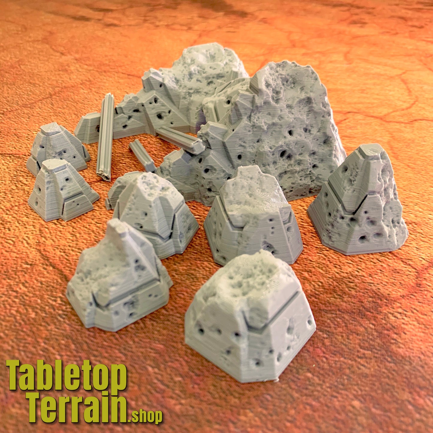 Damaged Tank Trap Set