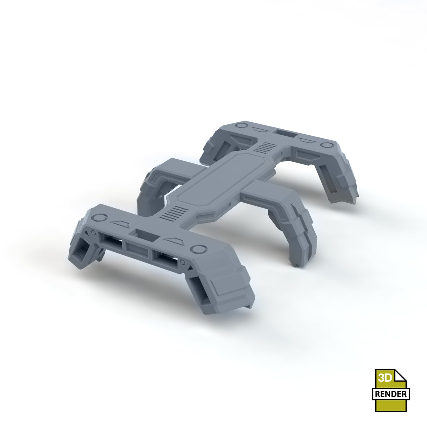 Sci-Fi Outpost Armoured Gate