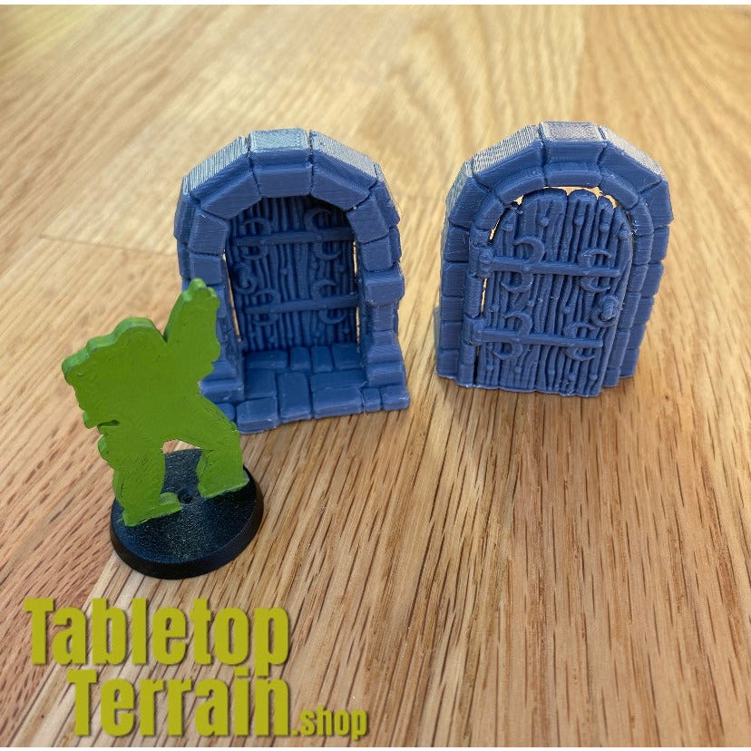 Working Hinged Dungeon doors - version 2