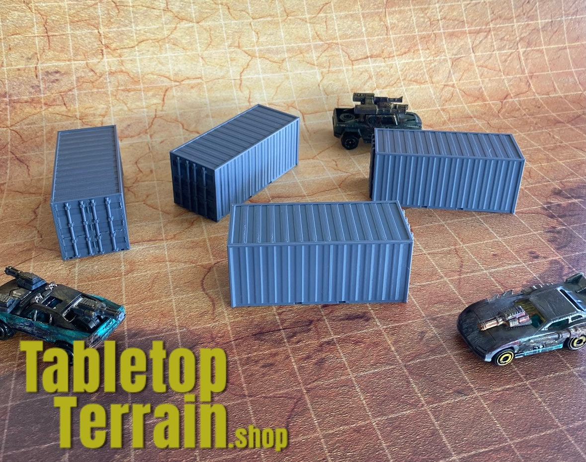 Shipping Containers compatible with Gaslands