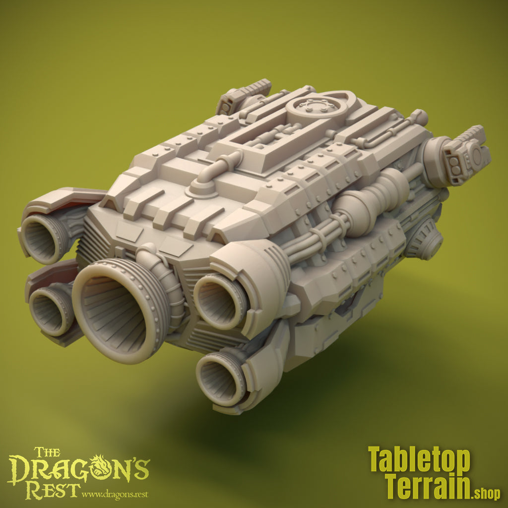 Sci-fi Utility Ship for 32mm Based Minis
