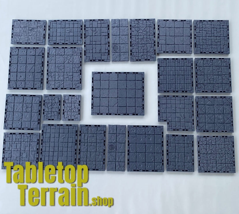 Game Board Tile Sets- Compatible with Hero Quest