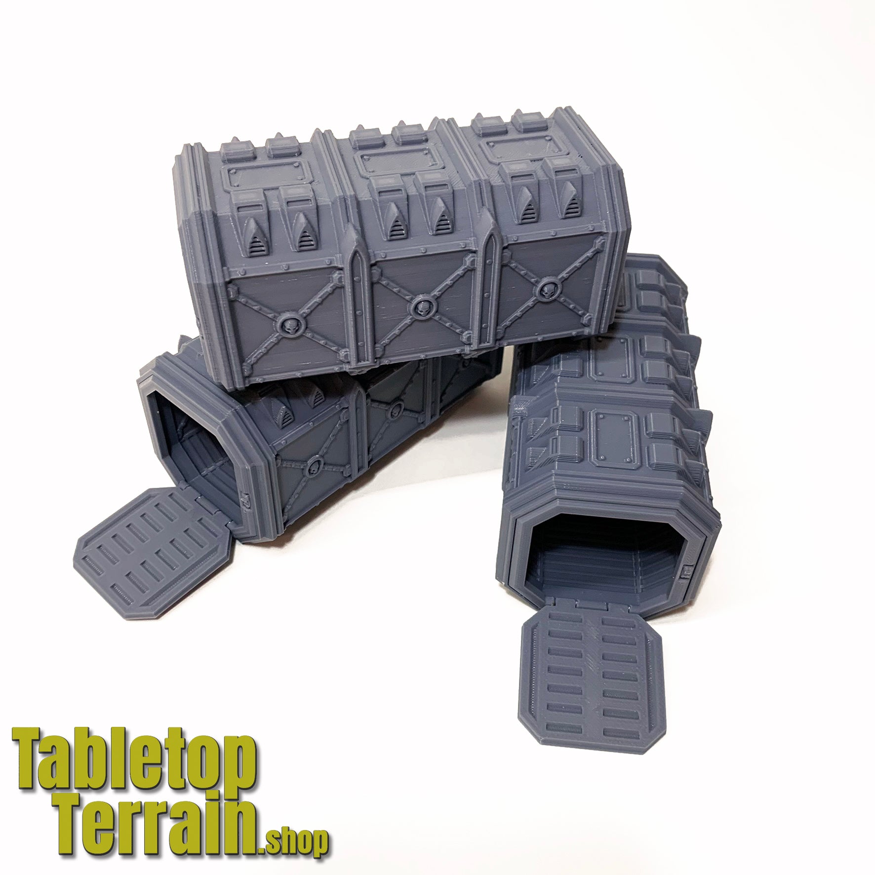 Gothic Sci-fi Containers – TabletopTerrain