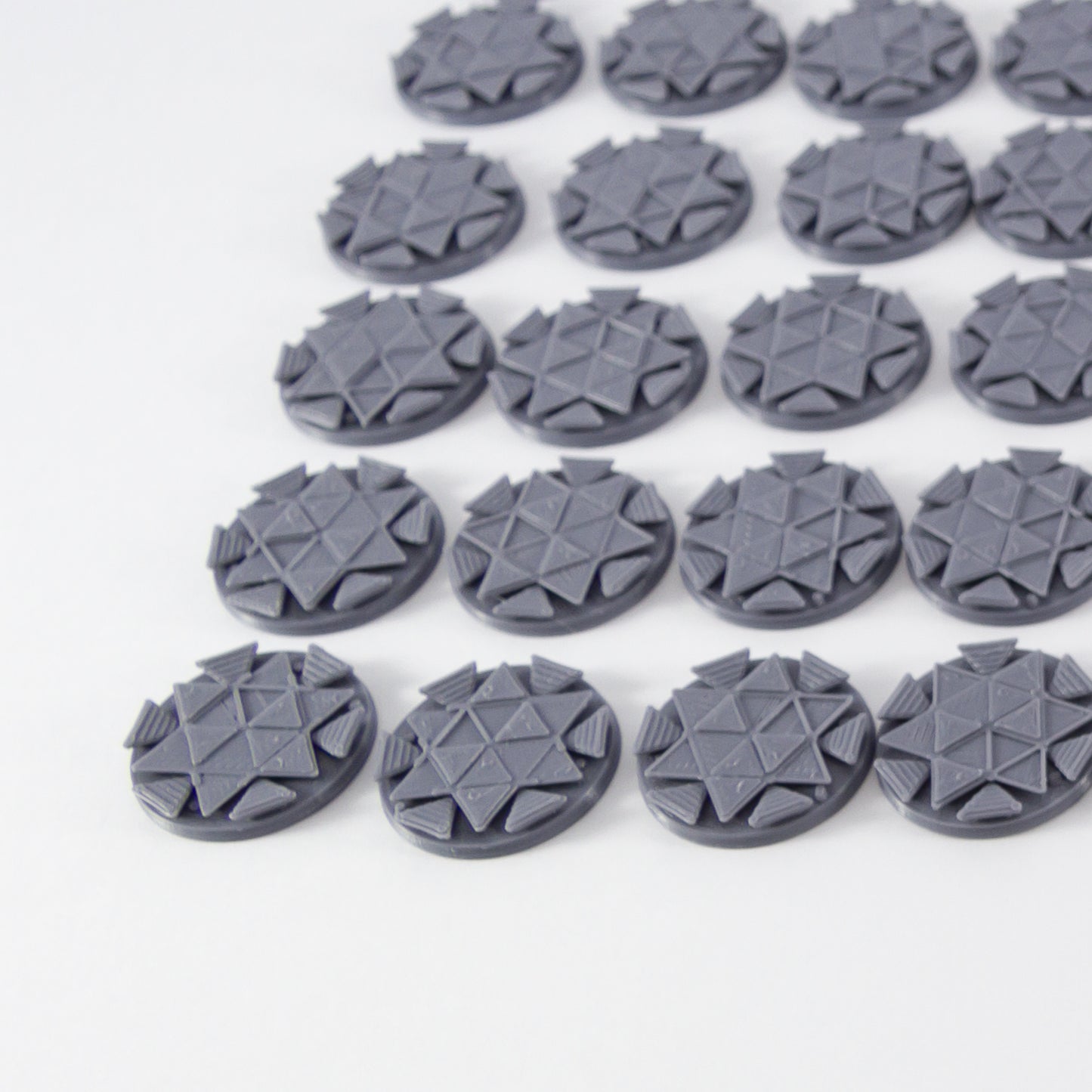 Set of 65 Bases Suitable for Blackstone Fortress 28mm Miniatures